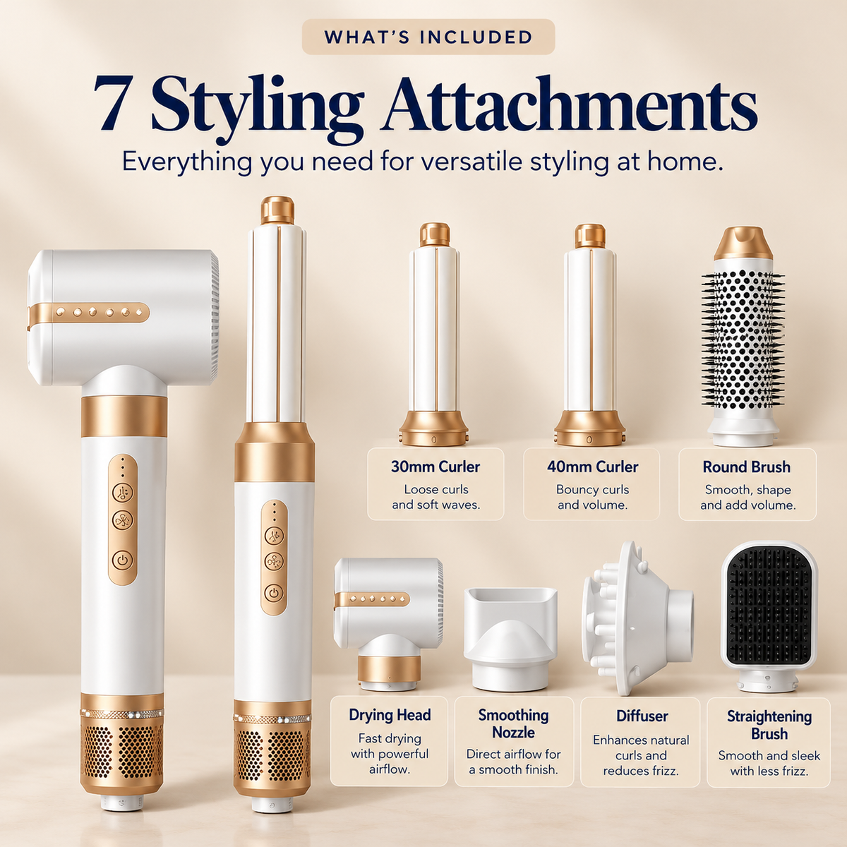 7-in-1 High-Speed Hair Styler