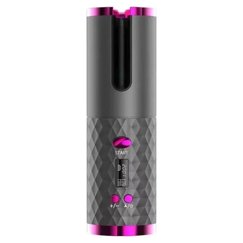 Automatic Hair Curler Cordless USB Rechargeable Curling Iron