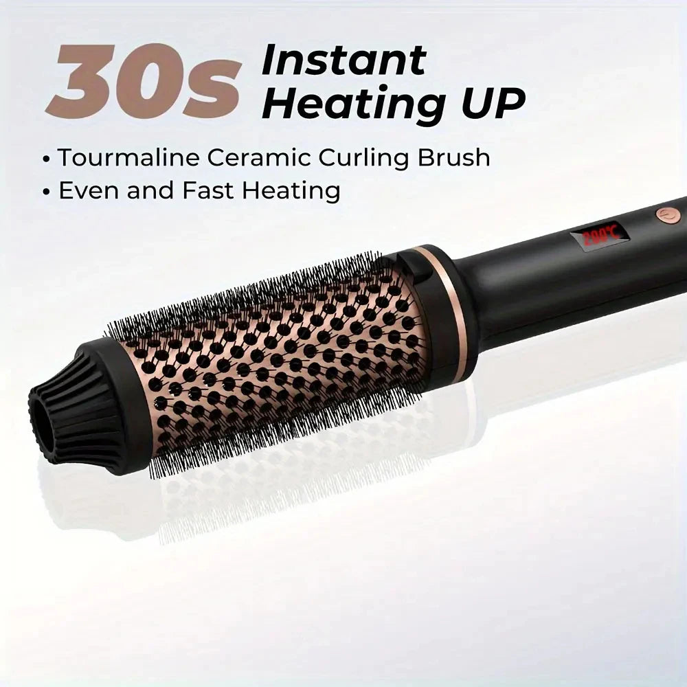 Heated Straightening & Curling Brush