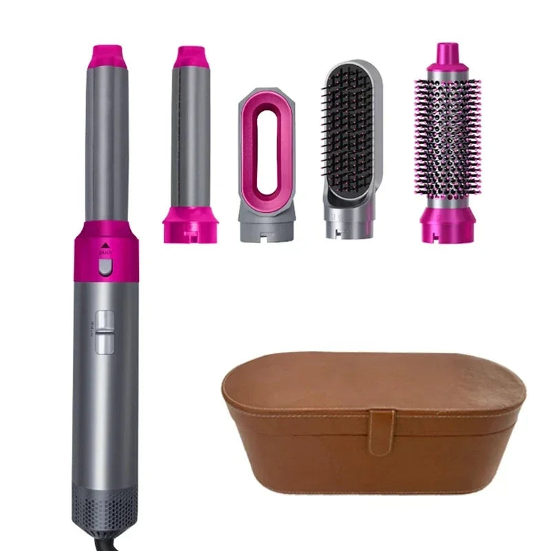 5-in-1 Hot Air Hair Styler – Dryer, Brush & Curling Set