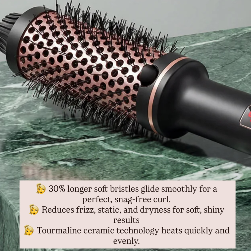 Heated Straightening & Curling Brush