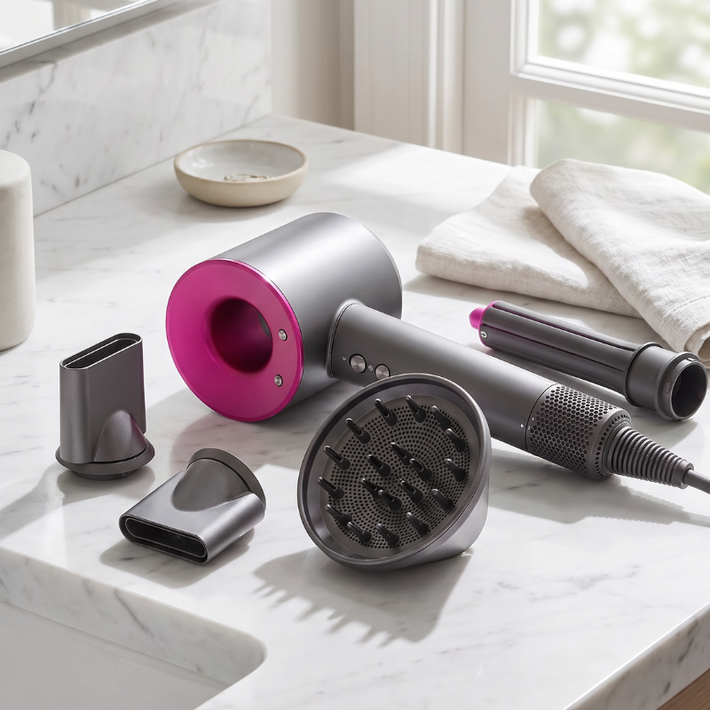 6 in 1 High Speed Hair Styling Tool with Air Wrap Curlers
