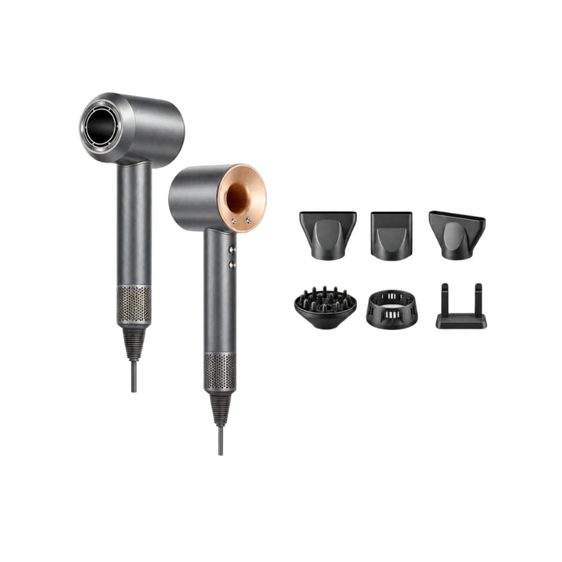 Hot & Cold Ionic Hair Dryer with Styling Attachments