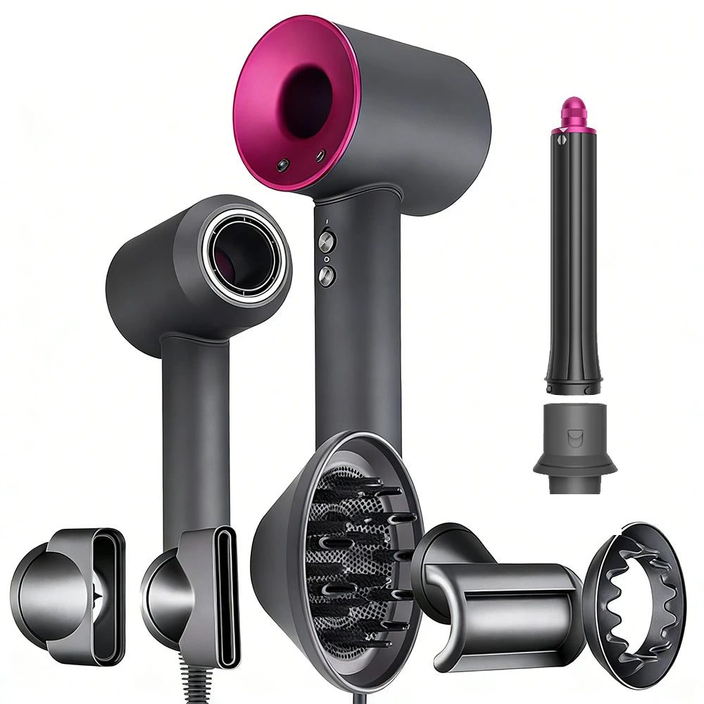 6 in 1 High Speed Hair Styling Tool with Air Wrap Curlers