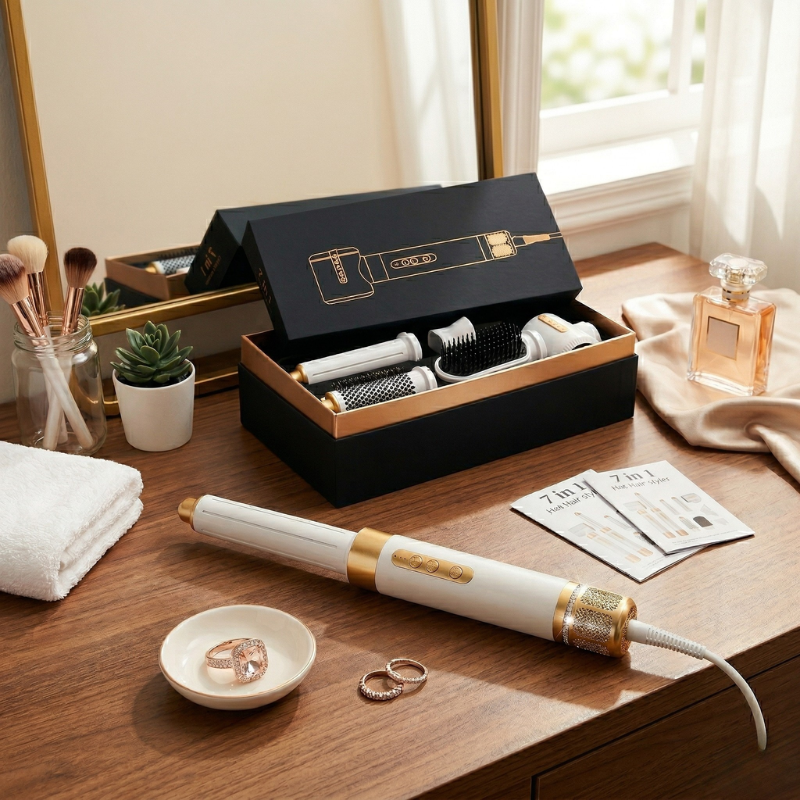 7-in-1 High-Speed Ionic Hair Dryer & Multi-Styler