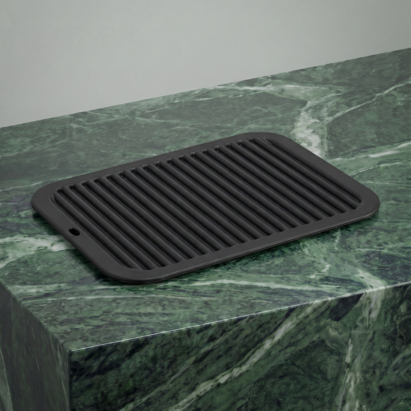 Heat Resistant Silicone Styling Mat & Hot Tool Holder
