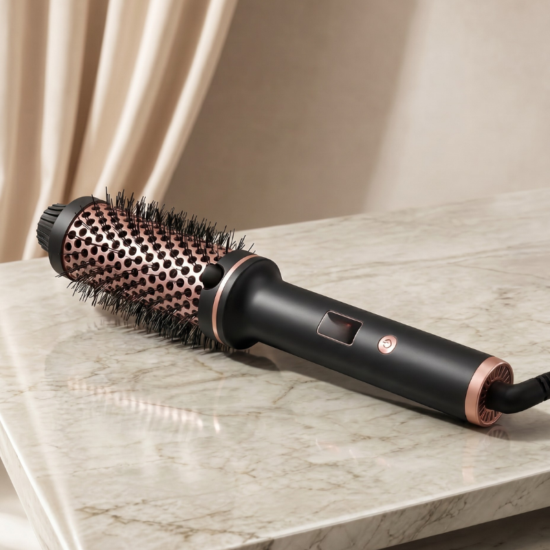 Heated Straightening & Curling Brush